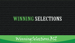 winning selections back business card