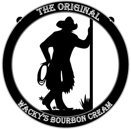 wacky original bourbon cream label
