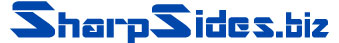 sharp sides logo banner name